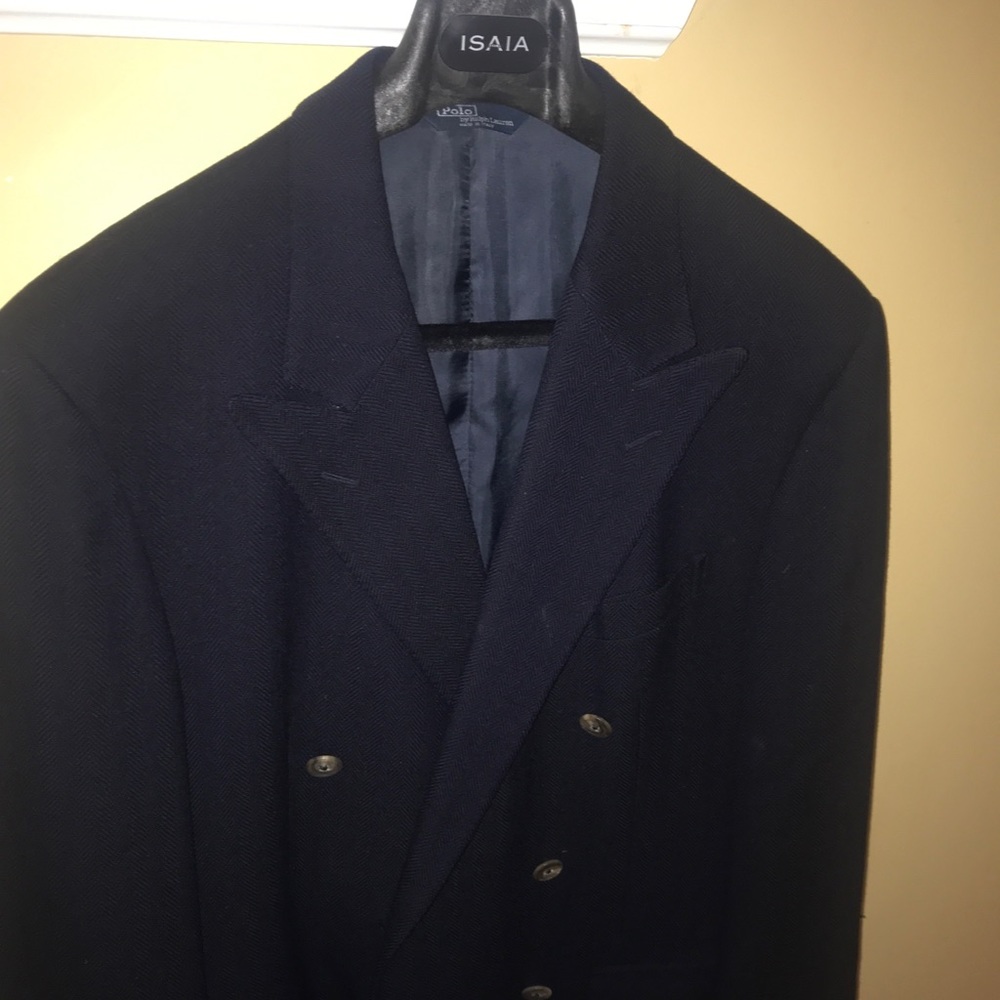 Ralph Lauren Blue Double Breasted Sport Coat